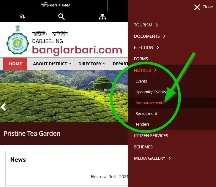 Darjeeling Banglar Bari List 2025