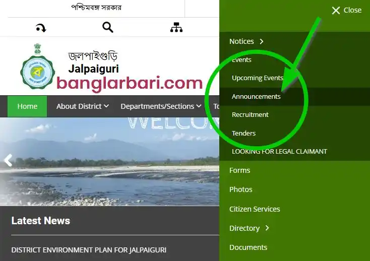 Jalpaiguri Banglar Bari List 2025