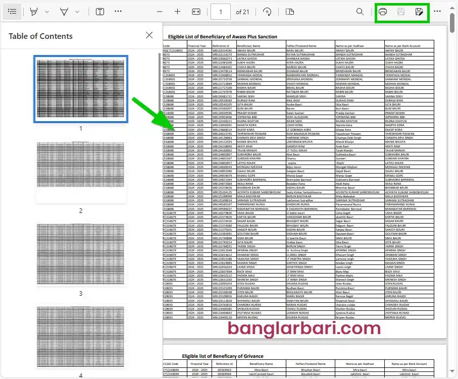 Kalimpong Banglar Bari List Download 2025