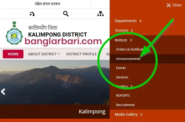 Kalimpong Banglar Bari List 2025